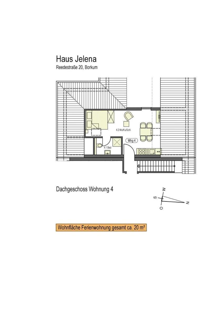 Haus Jelena Appartement 4 Borkum Ngoại thất bức ảnh